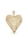 Marlo Laz Large Southwestern 14k Yellow Gold Diamond Charm