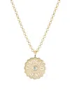 Marlo Laz Large Ti Voglio Bene 14k Yellow Gold Diamond Necklace In Gold