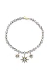 Marlo Laz The Stella 14k Yellow Gold Diamond Necklace In White