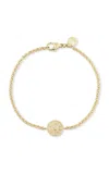 Marlo Laz Wee En Route 14k Yellow Gold Diamond Bracelet In Gold