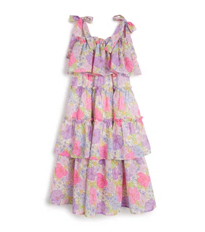 Marlo Kids' Tiered Charlotte Dress In Multi