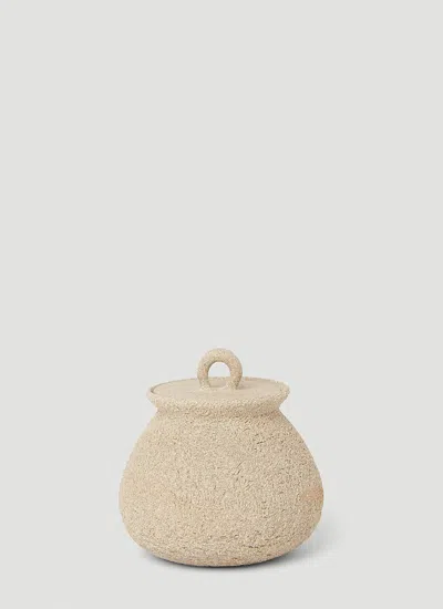 Marloe Marloe Emalla Vanity Pot In Beige