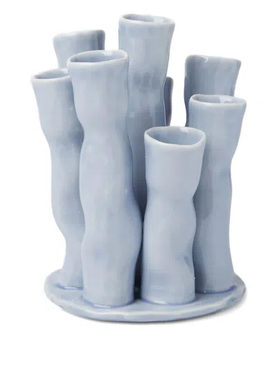 Marloe Marloe Eve Coral Vase In Light Blue