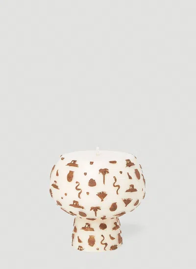 Marloe Marloe Island Mini Bobby Candle In White