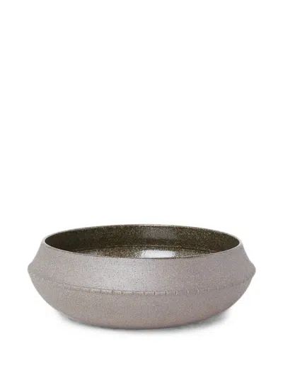 Marloe Marloe Large Ry Speckled Bowl In Brown