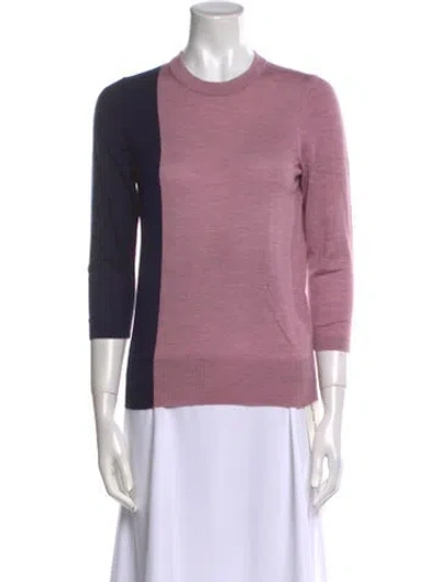 Pre-owned Marlowe Cashmere Crew Neck Sweater In Pink