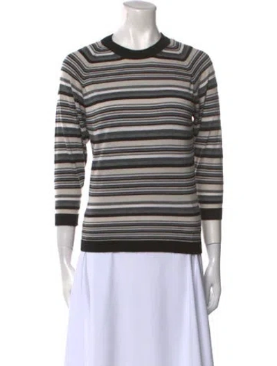 Pre-owned Marlowe Cashmere Striped Sweater In Multi