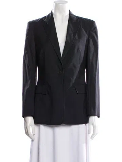 Pre-owned Marlowe Wool Blazer In Black