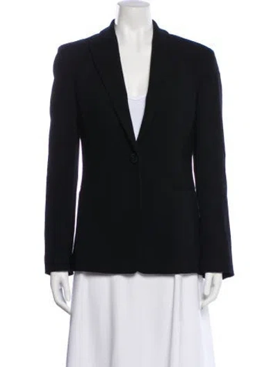 Pre-owned Marlowe Wool Blazer In Black