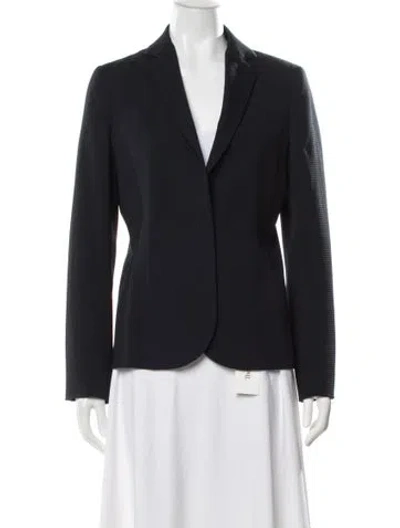 Pre-owned Marlowe Wool Blazer In Black