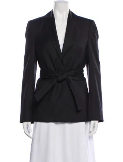 Pre-owned Marlowe Wool Blazer In Gray