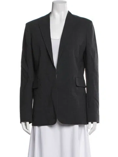 Pre-owned Marlowe Wool Blazer In Gray