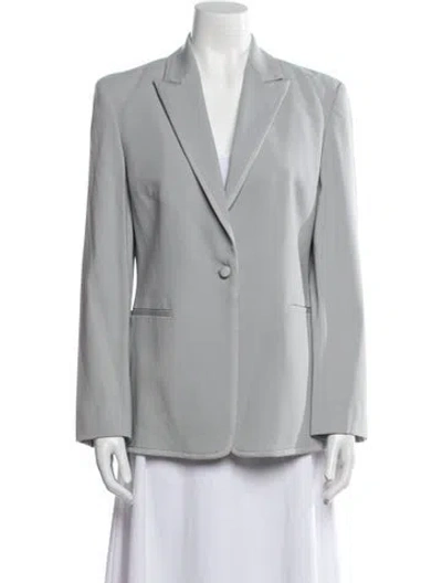 Pre-owned Marlowe Wool Blazer In White