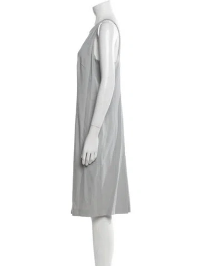 Pre-owned Marlowe Wool Knee-length Dress In Gray
