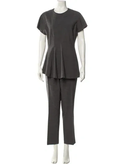 Pre-owned Marlowe Wool Pantsuit In Gray