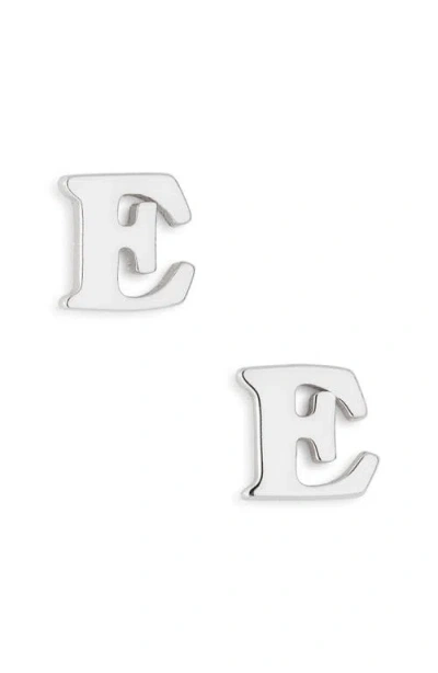 Marlyn Schiff Block Letter Initial Stud Earrings