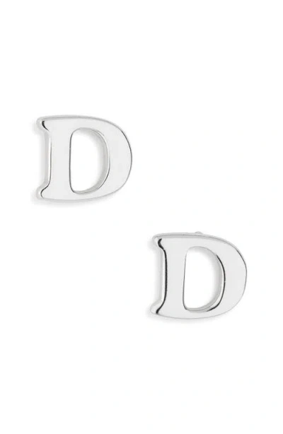 Marlyn Schiff Block Letter Initial Stud Earrings