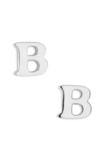 Marlyn Schiff Block Letter Initial Stud Earrings