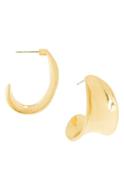 Marlyn Schiff Camilla Hoop Earrings In Gold