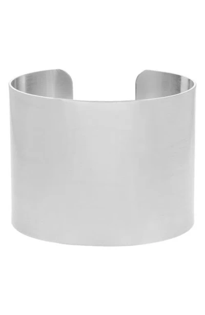 Marlyn Schiff Camilla Wide Cuff Bracelet In Silver