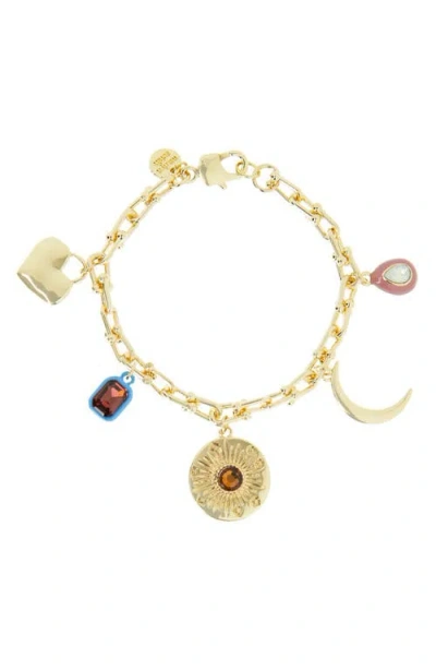 Marlyn Schiff Charm Bracelet In Gold