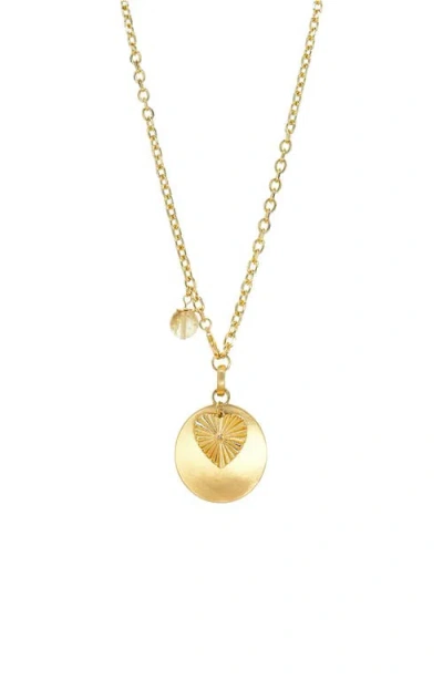 Marlyn Schiff Cole Charm Pendant Necklace In Gold