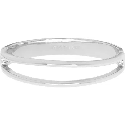 Marlyn Schiff Double Bar Bracelet In Silver