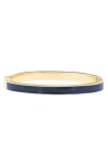 Marlyn Schiff Enamel Hinge Bracelet In Blue