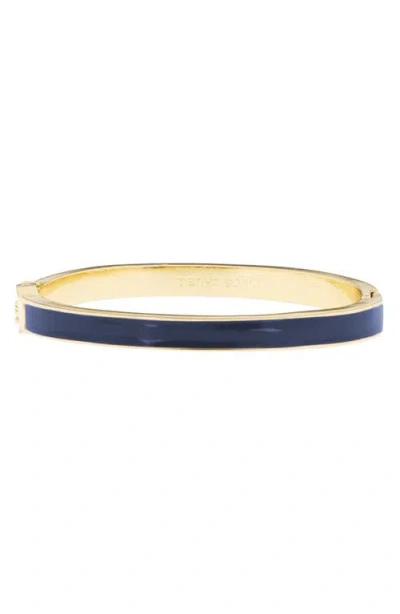 Marlyn Schiff Enamel Hinge Bracelet In Blue