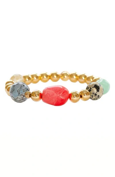 Marlyn Schiff Gemma 6mm Bracelet In Multi