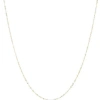 MARLYN SCHIFF GOLD PLATED DELICATE NATURAL STONE BEADED NECKLACE WHITE