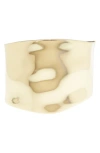Marlyn Schiff Large Wavy Hinge Cuff Bracelet