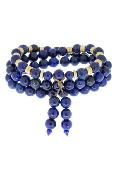 Marlyn Schiff Mala Convertible Necklace In Burgundy