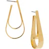 Marlyn Schiff Maya Teardrop Earrings In Gold