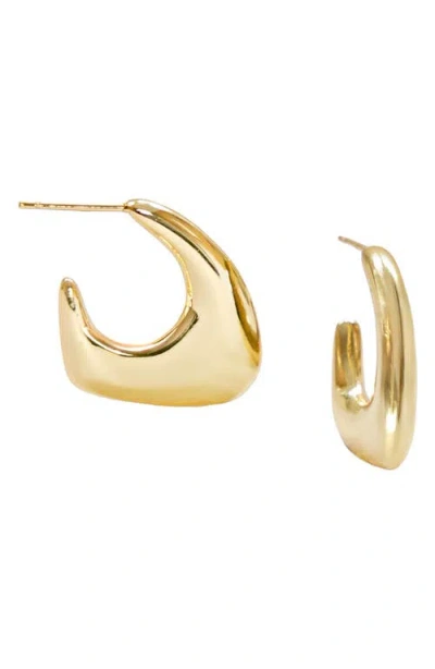 Marlyn Schiff Mimi Hoop Earrings In Gold