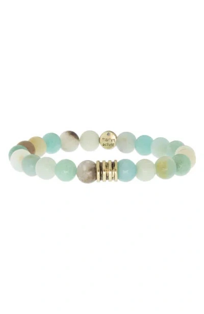 Marlyn Schiff Natural Stone Beaded Bracelet In Multi