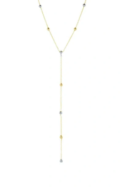 Marlyn Schiff Nora Y Necklace In Gold