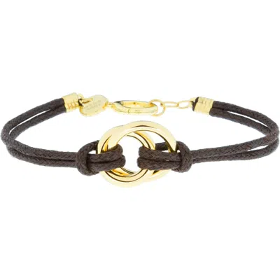 Marlyn Schiff Oakley Cord Bracelet In Brown