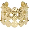 Marlyn Schiff Ophelia Disc Statement Cuff In Gold