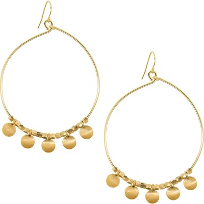 Marlyn Schiff Ophelia Drop Earrings In Gold