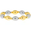 Marlyn Schiff Oversize Bead Stretch Bracelet In Metallic