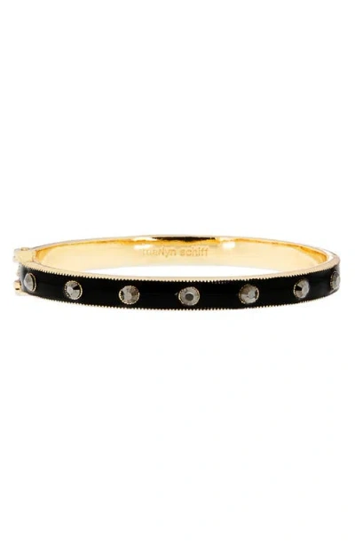 Marlyn Schiff Reece Hinge Bracelet In Black