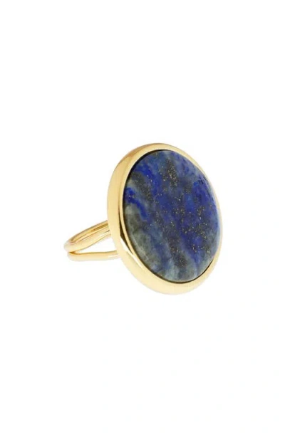 Marlyn Schiff Remy Semiprecious Stone Statement Ring In Blue