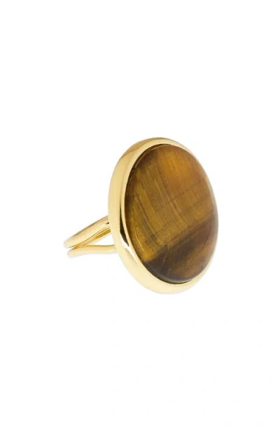 Marlyn Schiff Remy Semiprecious Stone Statement Ring In Gold