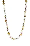 Marlyn Schiff Semiprecious Bead Necklace In Multi