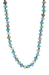 Marlyn Schiff Semiprecious Bead Necklace In Multi