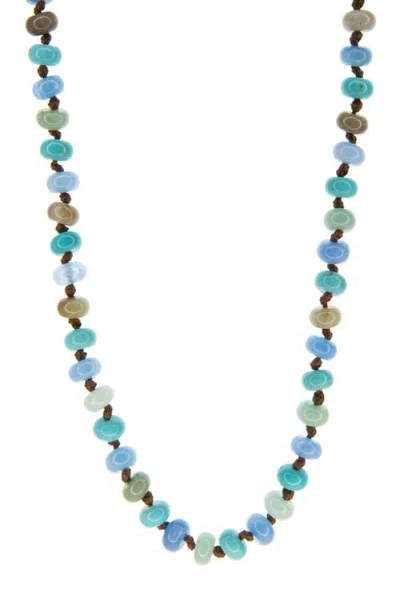 Marlyn Schiff Semiprecious Bead Necklace In Multi