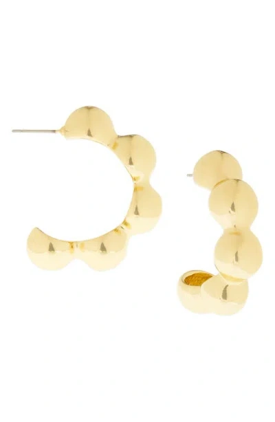 Marlyn Schiff Shu Hoop Earrings In Gold