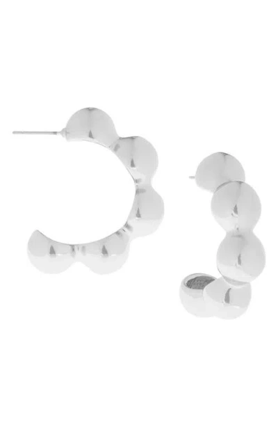 Marlyn Schiff Shu Hoop Earrings In Metallic