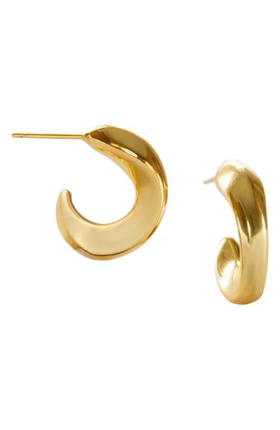 Marlyn Schiff Sia Hoop Earrings In Gold